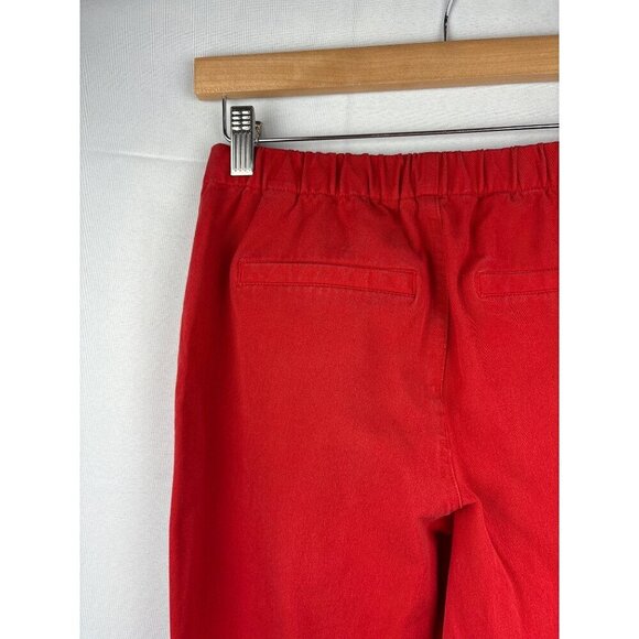 Isaac Mizrahi Live! Red Womens Pants 6P Cotton/Rayon/Spandex Blend - Picture 6 of 6